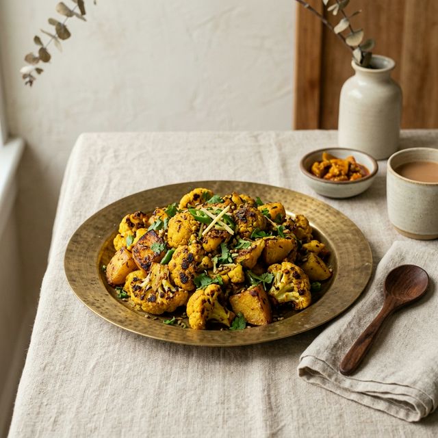 Classic Aloo Gobi Masala: The Garam Masala Technique That Makes It Restaurant-Style